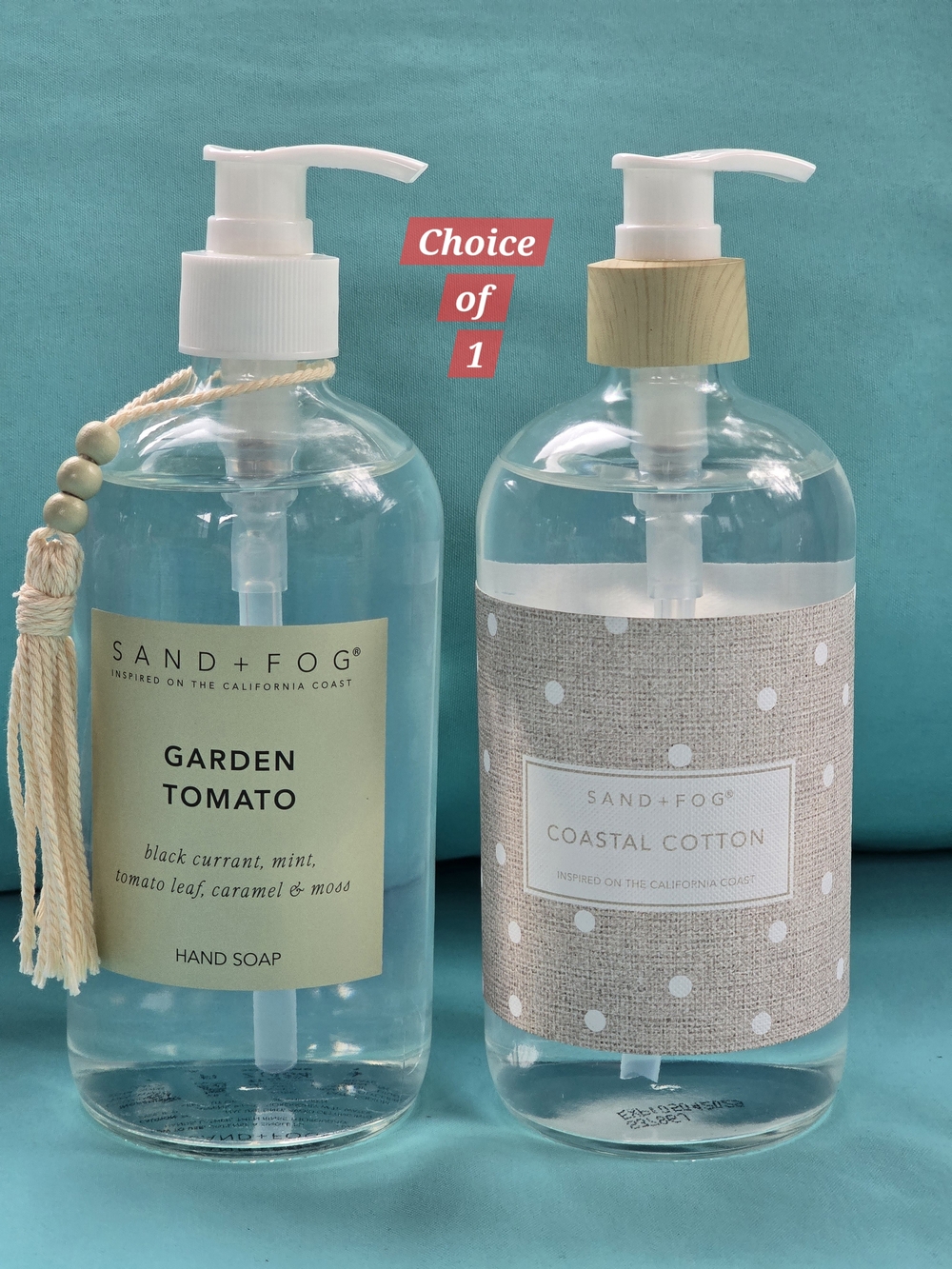 Sand + Fog 15.7 Oz Hand Soap - Garden Tomato Or Coastal Cotton